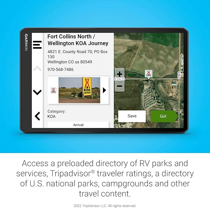 Garmin RV 1095 MT-S RV GPS Navigator