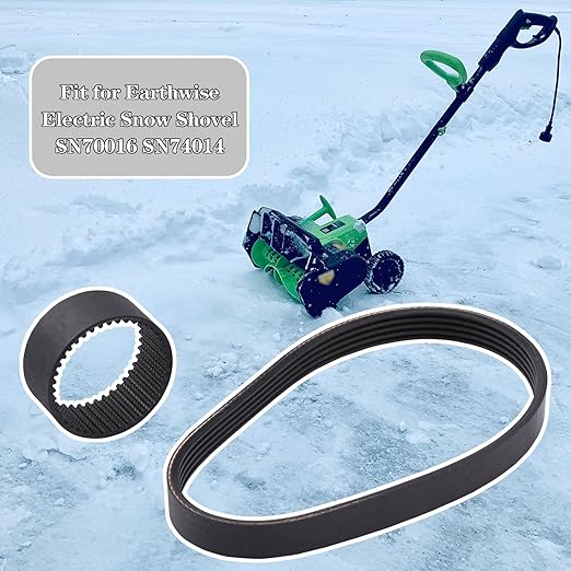 Drive Belt Kit Fit for Earthwise Electric Snow Shovel SN70016 SN74014