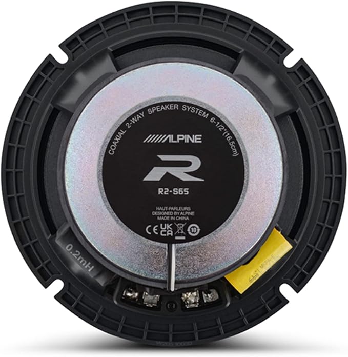 Alpine Two Pairs of R2-S65 Type R High-Resolution 6.5" Coaxial Speakers