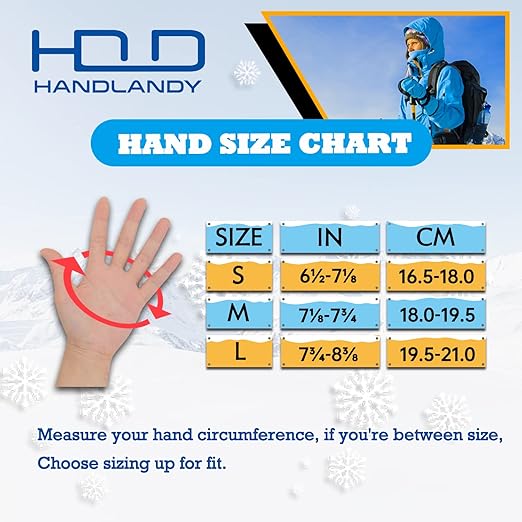 HANDLANDY Waterproof Insulated Work Gloves, 3M Thinsulate Thermal Winter Gloves for Men Women Touch Screen, Warm Ski Snowboard Cold Weather Gloves (Small, Pink)