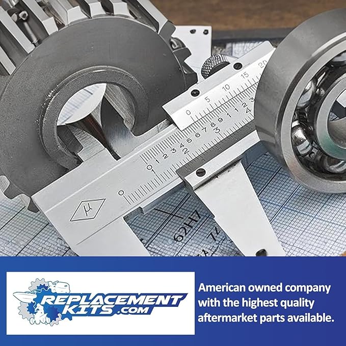 REPLACEMENTKITS.COM Brand Snow Blower Thrower Gearcase Axle Seal Kit Compatible with MTD, Craftsman, Cub Cadet & White Outdoors Replaces 921-0327 & 921-0338