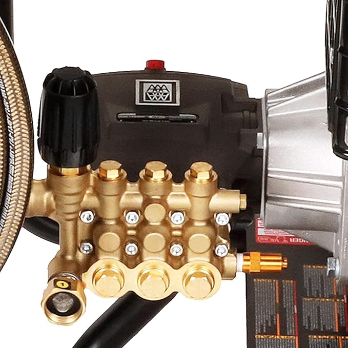 Simpson 4400 PSI Gas Pressure Washer, 4.0 GPM Commercial Power Washer, Cold Water, 50' Hose, PowerShot, 49-State Compliant (PS60843)