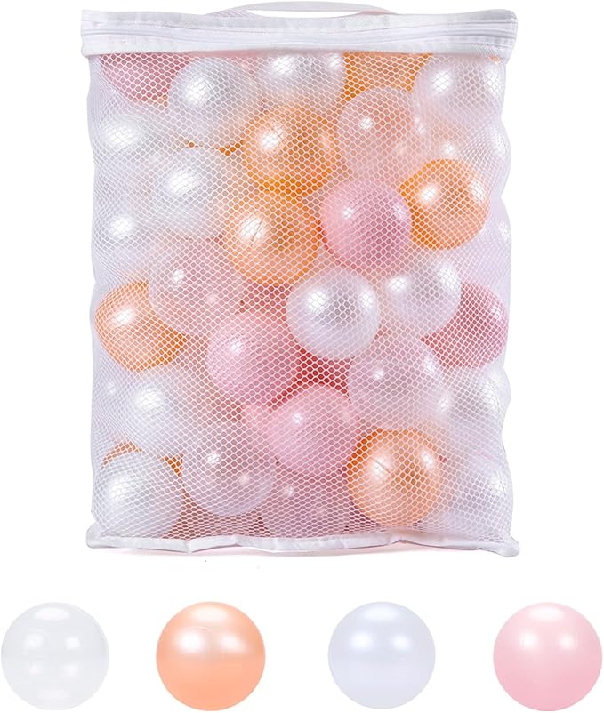 TRENDPLAY Plastic Balls for Ball Pits - Hollow Balls- Safe and Exciting Playtime - Perfect for Baby Pools, Birthday Party Decoration