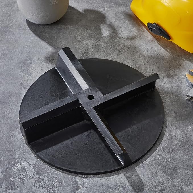 12" Diameter Truck Salt Spreader Part, Spreader Spinner Disk Compatible with Tgs03 and Tgs07 Spreaders Replacement
