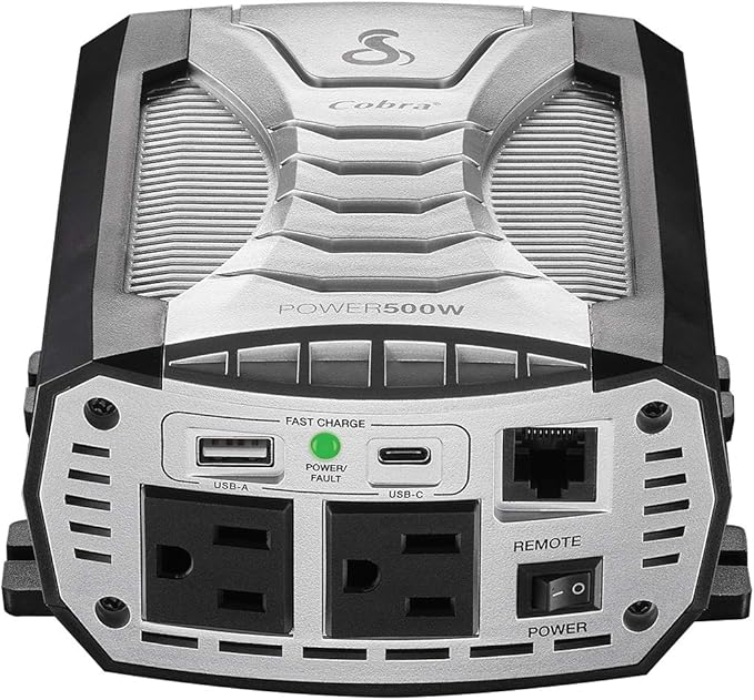 Cobra CPIALCDG1 Remote Controller and Cobra POWER 500W Power Inverter Bundle