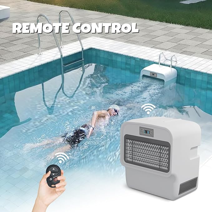 Swimming Pool Current Machine, 3500GPM Endless Pool Swimmer for Above Ground Pools - 1-9 Grade Adjustable Current Swim Jet for Home Indoor/Outdoor Swimming Pool Exercise, Lap Training & Family Fun