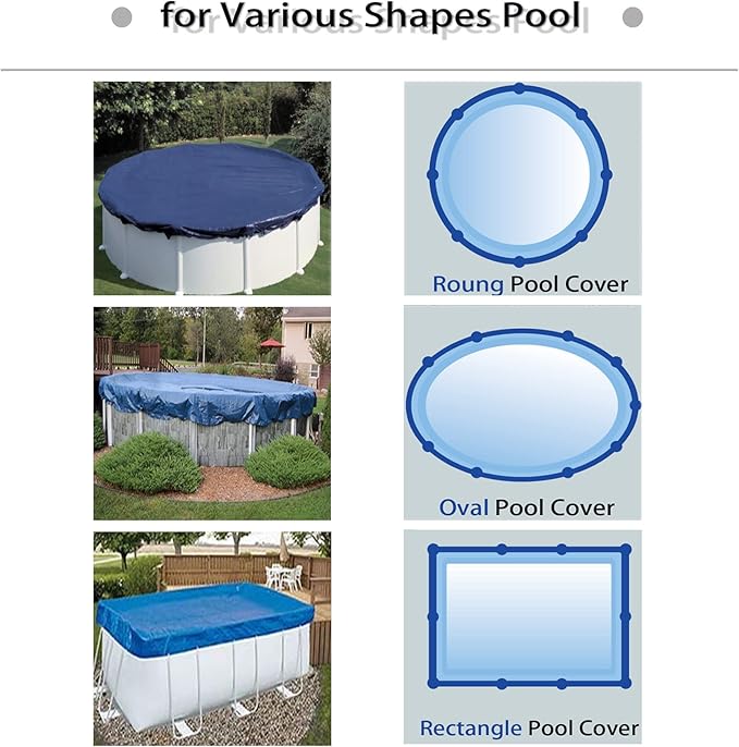 Pool Cover Cable and Winch Kit - 100ft Pool Cover Cable and Aluminum Spring Loaded Ratchet for Securing Above Ground Swimming Pool Winter Covers