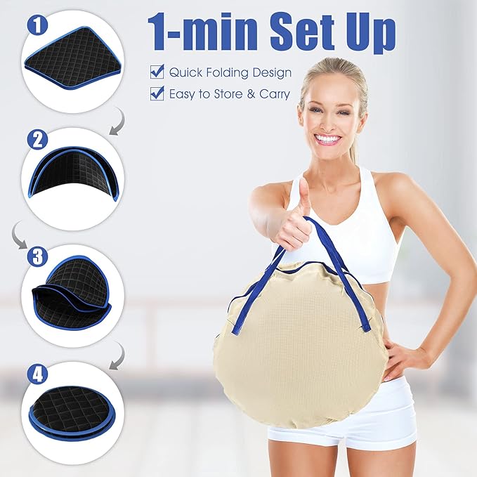 COSTWAY Portable Steam Sauna, Remote Control, 3L Steamer, Foldable Sauna Spa with 9 Temperature and 90 Mins Timer, Atomization, Personal Sauna Hat Tent for Detox Relaxation (Black)