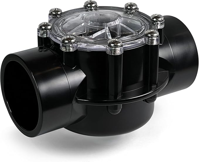 FibroPool Swimming Pool Check Valve - 1 1/2 Inch - Positive Seal & Non Lube Replacement Valve for Pools and Spas