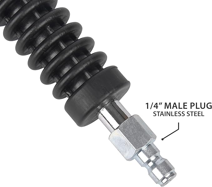 McKillans® Car Pressure Washer Extension Wand - Power Washer Wand Extension for Car Wash - Short Pressure Washer Wand Replacement - Pressure Washer Accessories & Attachments - 1/4” Quick Connect Plug