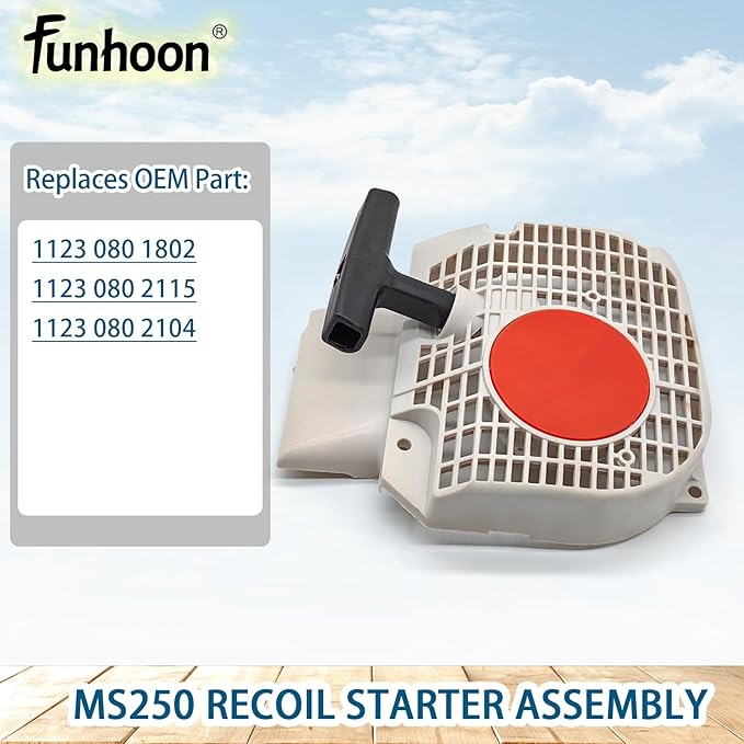1123 080 1802 Recoil Starter Assembly for Stihl 021 023 025 MS210 MS230 MS250 Chainsaws Pull Start Assembly