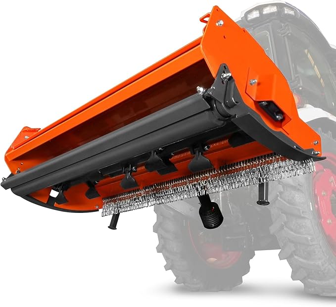 72" Heavy Duty PTO Flail Mower with Hydraulic Side Shift 3 Point 50-75 hp, Model KDK72H