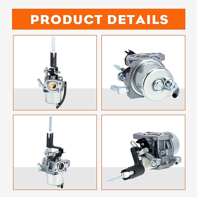 Hipa 20001171 Carburetor for Arien 921024 921030 254CC Snow Blower Snow Thrower Model Replace Husqvara 587154101 Carb with Gasket