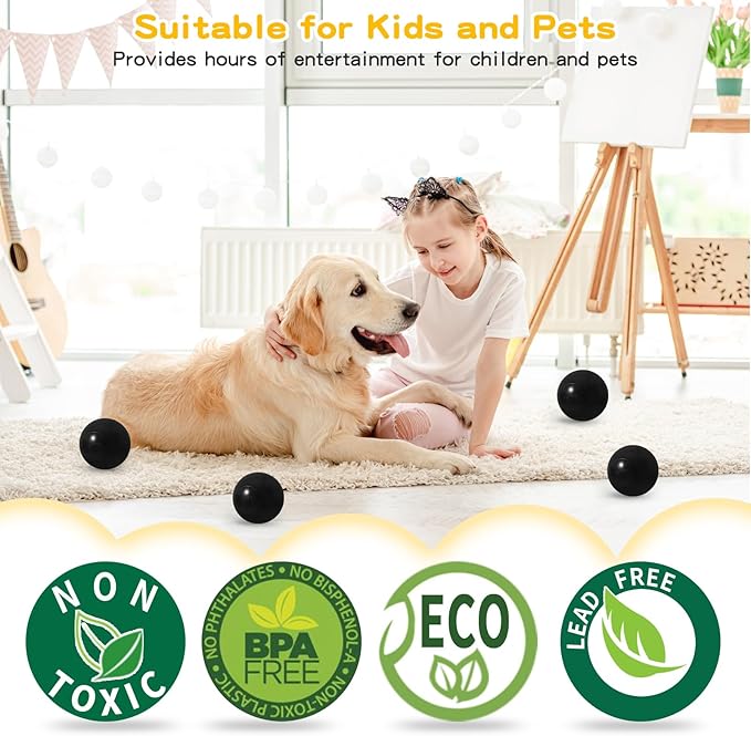TRENDPLAY Plastic Balls for Ball Pits - Hollow Balls- Safe and Exciting Playtime - Perfect for Baby Pools, Birthday Party Decoration