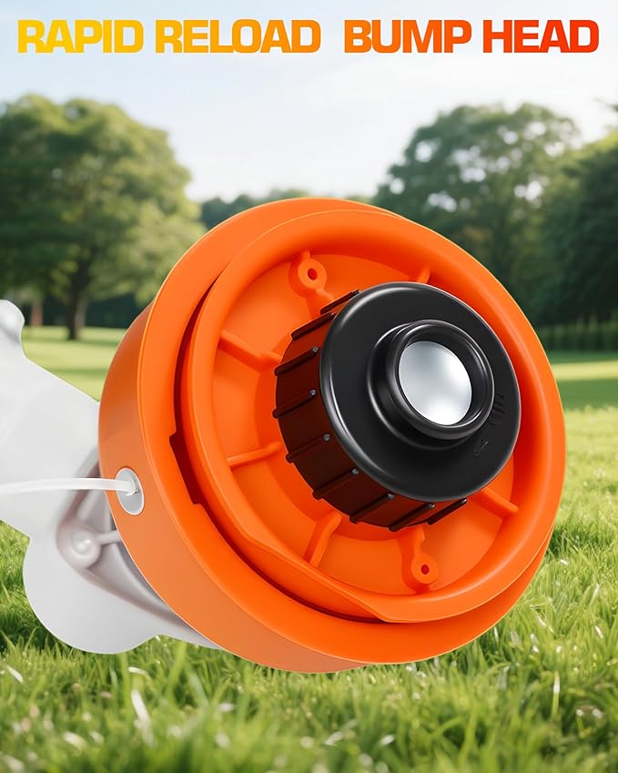 String Trimmer Attachment, 18-Inch Straight Shaft Head for Attachment Capable String Trimmers for More Brands of Powerheads