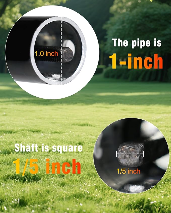 String Trimmer Attachment, 18-Inch Straight Shaft Head for Attachment Capable String Trimmers for More Brands of Powerheads