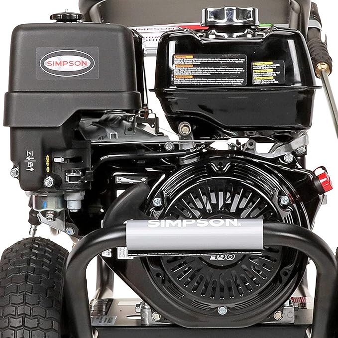 Simpson PS4240 PowerShot Gas Pressure Washer Powered by Honda GX390, 4200 PSI at 4.0 GPM, (49 State) 60456