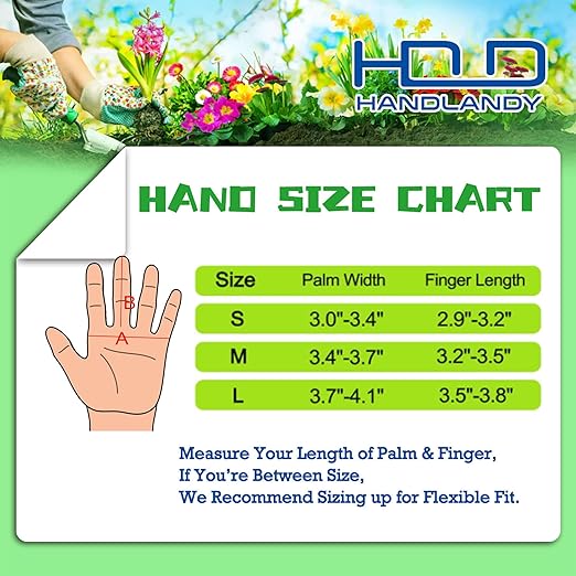 HLDD HANDLANDY Gardening Gloves for Women Long Sleeve Rose Pruning Gloves Thorn Proof Leather Garden Gloves Gardening Gifts, Golden Yellow, M