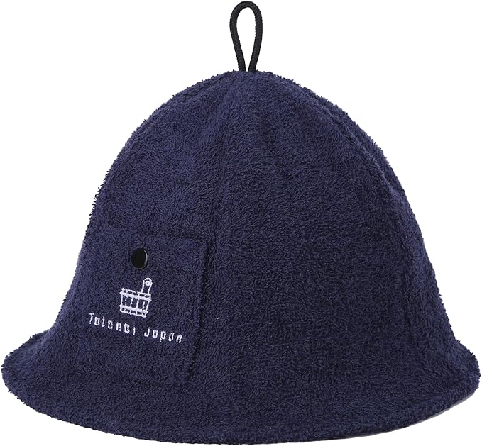 Cotton Towel Sauna Hat – Washable & Soft – Unisex Design for Men and Women
