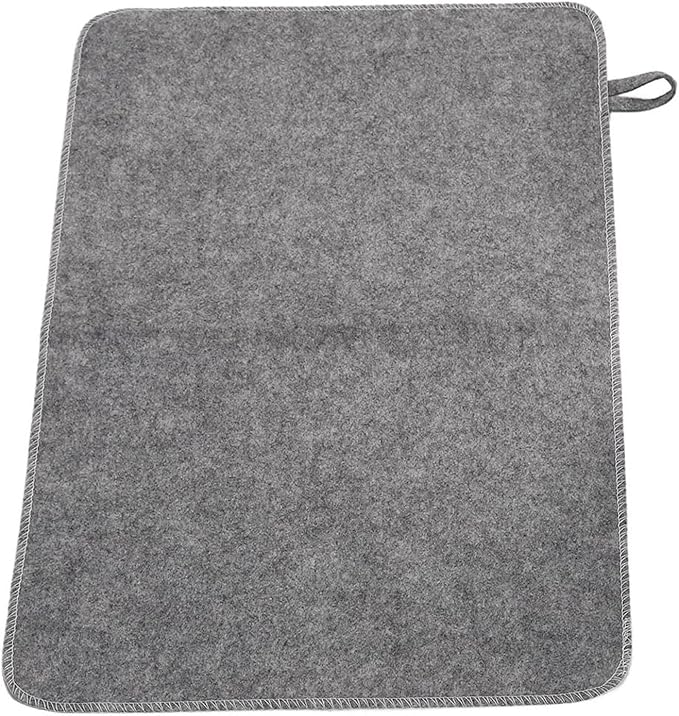 Sauna Cushion, Felt Sauna Cushion with Hanging Ring, Breathable Sauna Mat for Inside Sauna or Steam Rooms, Quick Dry Design Sauna Seat Cushion, Sauna Accessories
