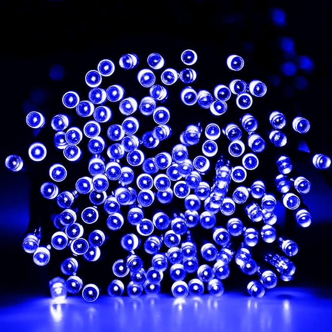 BHCLIGHT Extra-Long Blue Christmas Lights Outdoor Indoor, 95FT 240 LED, Waterproof String Lights 13 Modes Tree Light for Thanks Giving Day Christmas Decor(Blue)