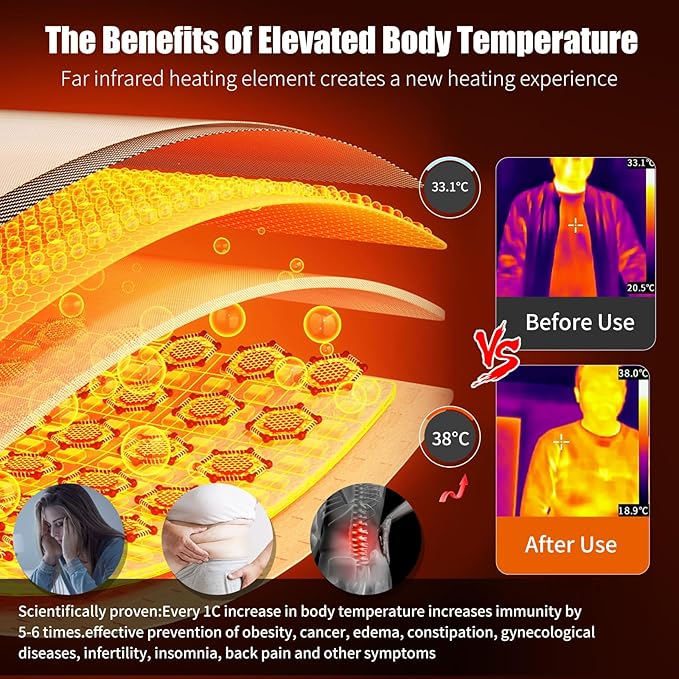 Far Infrared Sauna Home Sauna Spa Room for 2 Person Low-EMF Wood 1880W Indoor Saunas with Oxygen Bar 47.2 * 41.3 * 74.8Inch