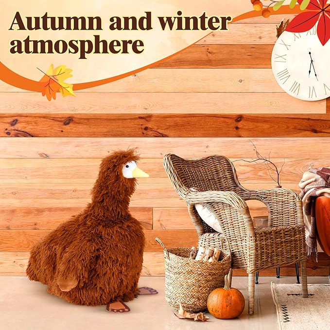 Vinsot Halloween Outdoor Porch Geese Outfit, 23" Patio Yard Porch Desk Goose Coat, Lawn Goose Accessories
