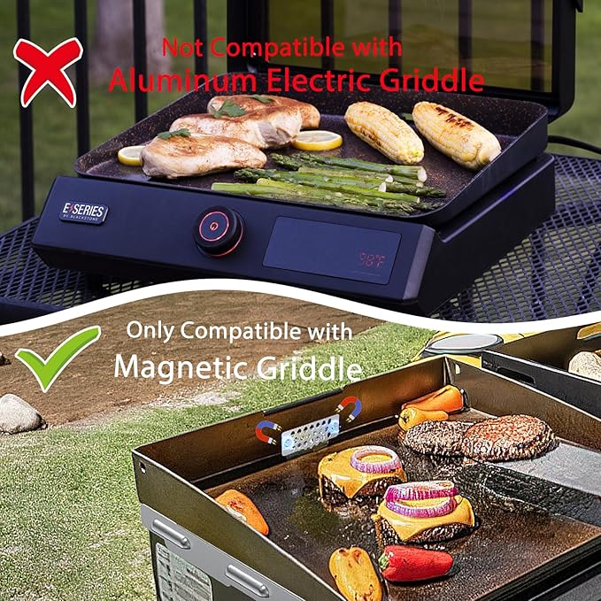 Rear Grease Gate for Blackstone Griddle,Blocks Food from Falling into Rear Grease Trap & Compatible with All Blackstone Griddle Accessories (2Pack)
