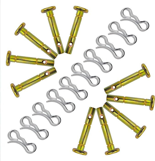 10 pcs Snowblowers Shear Pins Kit - Shear Pin 738-04124 738-04124A and Cotter Pin 714-04040 for MTD Troy-Bilt Snow Blowers