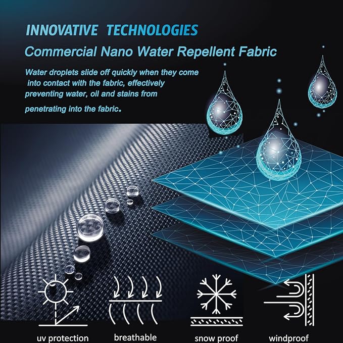 Custom Canopy Tent 10x15 with Logo, Custom Pop Up Canopy Tent Packages for Outdoor and Trade Show Events - Nano-Grade Water Repellent Heavy Duty(1 Full Wall)