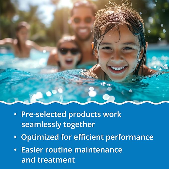 In The Swim Ultimate Chemical Value Kit and 100 Days of Summer Bundle - for Above Ground and In-Ground Pools - Easy Maintenance and Season-Long Clarity - 35K Gallons