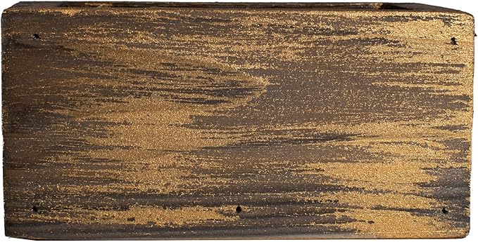 Ornamental Indoor Planter with Pet/Cat Grass Growing kit, Handcrafted in The USA from Red Cedar (Golden Aged)