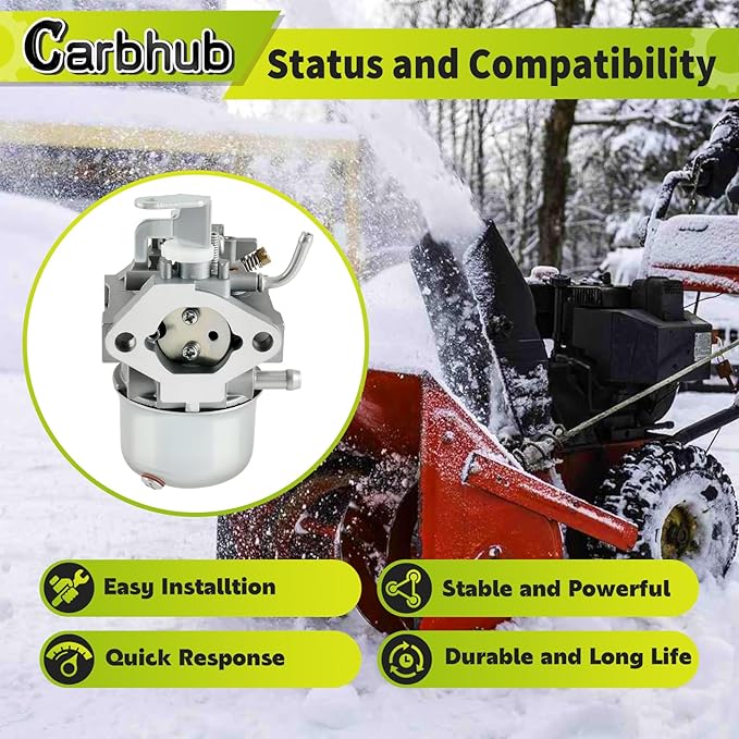 Carbhub Carburetor for Toro 95-7935 81-4690 81-0420 Mikuni 13200-906B0 Suzuki 38180 38180C 38181 38185 38185C 38186 Toro CCR2000 CCR3000 Snowblower Carburetor (95-7935)