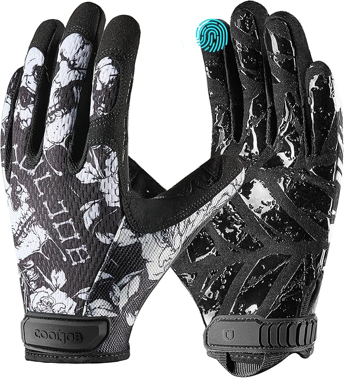 COOLJOB Touchscreen Utility Mechanic Safety Work Gloves For Men with Grip, Breathable, Ultra-Soft, Lightweight，S-XL