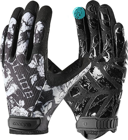 COOLJOB Touchscreen Utility Mechanic Safety Work Gloves For Men with Grip, Breathable, Ultra-Soft, Lightweight，S-XL