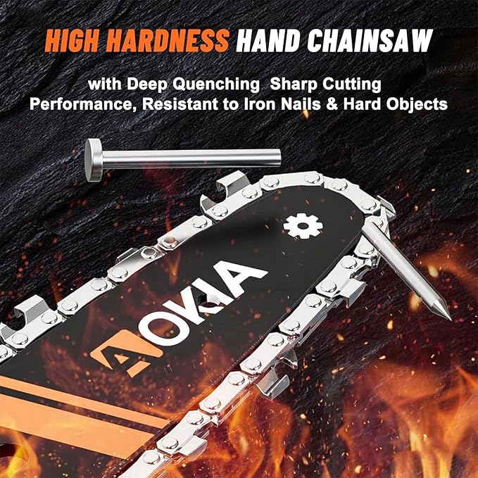 Mini Chainsaw, 4 inch Mini Chainsaw Cordless, Small Hand held Electric Power Chain Saw Battery Powered Operated, Household and Garden for Tree Trimming Wood Cutting, Gifts for Father Husband Men