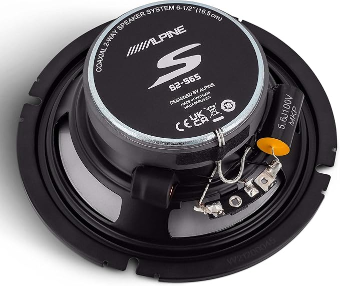 Alpine S2-S65/S2-S65C, S Series 6.5" 2-Way Hi-Res Speakers Bundle