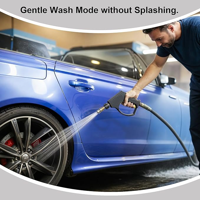 Pressure Washer Nozzle Tips for Soft Wash System, Power Washer Shower Nozzle for Car Washing and Garden Watering, Pressure Spray Head, 1/4” Quick Connect Sprinkler