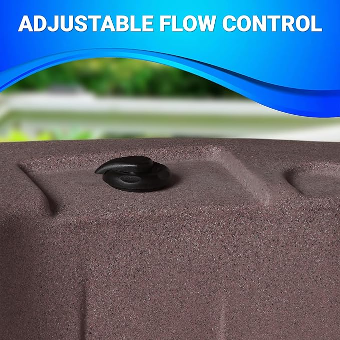AquaLife Outback 5-6 Person 20-Jet Non-Lounger Hot Tub with LED Lighting and Insulated Cover