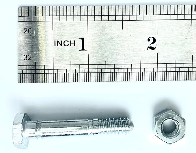 Replaces Shear Pins and Nuts for Ariens 532005 53200500 510016 51001600 Snow throwers(10 Pack)
