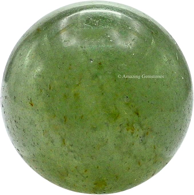 Amazing Gemstone Green Aventurine Crystal Ball - 1 Inches Crystal Sphere Meditation Balls for Witchcraft and Decorative Balls - Crystals and Healing Stones Beginners Gift (Pack of 1)