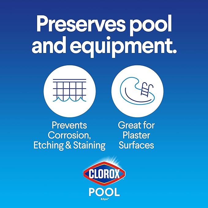 Clorox® Pool&Spa™ Swimming Pool Calcium Hardness Increaser, Prevents Corrosion, Etching and Staining, 4LB (Pack of 3)
