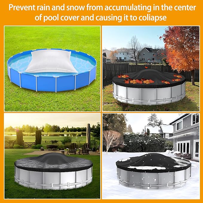 Adnee 4 x 5 Ft PP Weave Rectangular Pool Air Pillow-Inflatable Winterizing Closing Pillow for Above Ground Pools-Cold Resistant Pool Pillows for Closing Winter Support Pool Covers