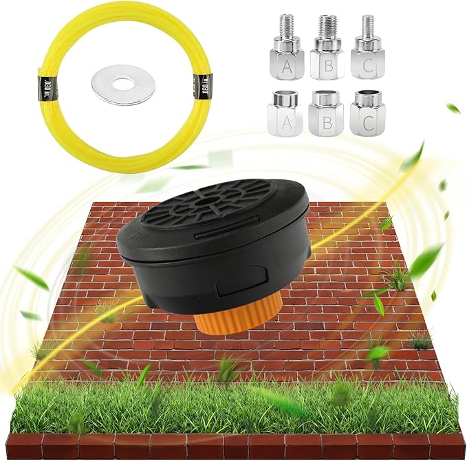 Quintillus H05 Weed Eater Head Universal Trimmer Head String Trimmer Head Bump Feed Weed Wacker Head Grass Trimmer Head Replacement for Weed Warrior, Echo, Husqvarna, Comes with .080 Trimmer Line
