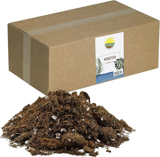 Monstera Houseplant Potting Soil Mix (30 Quarts), Custom Blend for Growing and Repotting