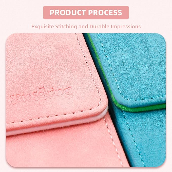 Magic Card Deck Box for MTG Single Deck Card Box fits 100+ TCG Sleeved Cards Soft Leather Card Box Top loading Card Boxes Magic Gift for MTG TCG CCG (Vertical,Pink)