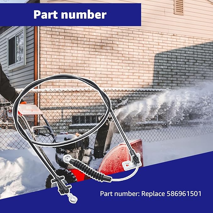 586961501 Chute Control Cable for Snowblower Compatible with Husqvarna ST230P ST224 ST227P
