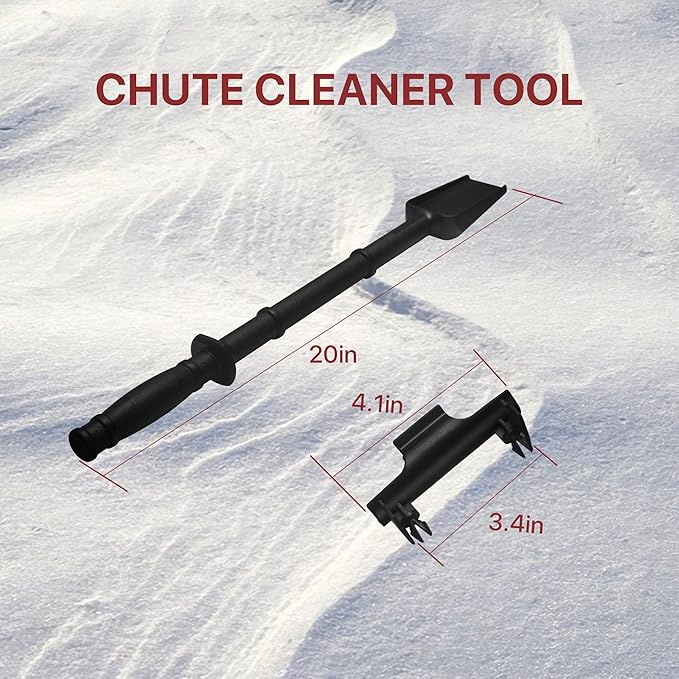 Snow Blower Clean Out Tool, Snow Thrower Chute Cleaning Tool – Compatible with MTD 731-2643, Cub Cadet 931-2643, Craftsman & Troy-Bilt Models – Prevents Clogging, Easy Snow Removal Accessory