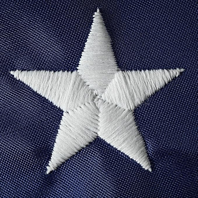 Super Tough 2.5ft x 4ft Nylon American Flag, Made in the USA, Embroidered Stars, Sewn Stripes