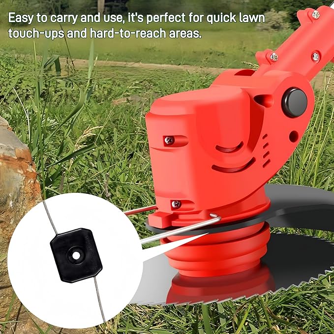 30Pcs String Trimmer Head,Universal Fit Fit String Trimmer Blade Replacement Head,Steel Wire Line Trimmer Spool Wire,Weed Wackers Attachment for Cordless Grass Trimmer Weed